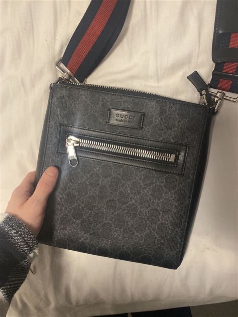 gucci campus messenger bag|authentic gucci messenger bag.